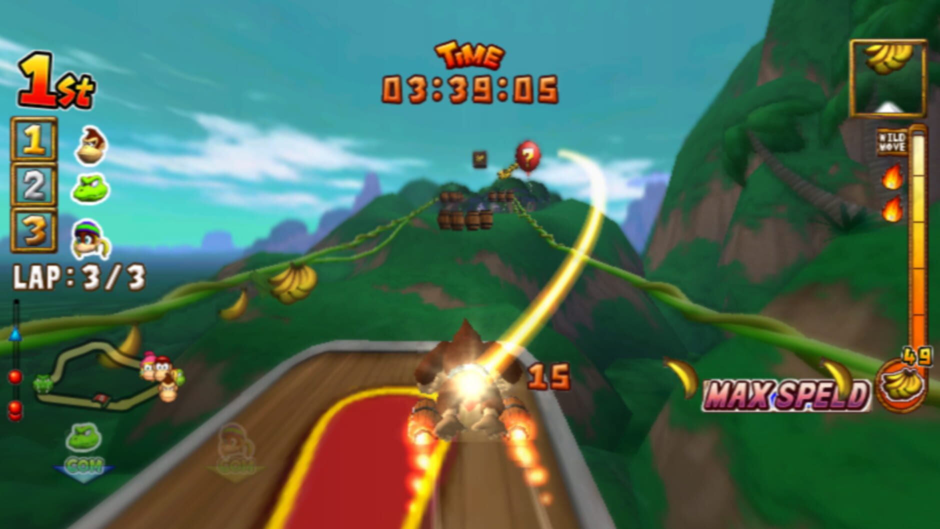 Screenshot for Donkey Kong Barrel Blast