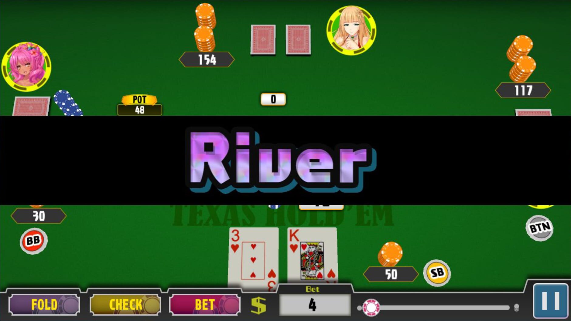 Screenshot for Poker Pretty Girls Battle: Texas Hold'em