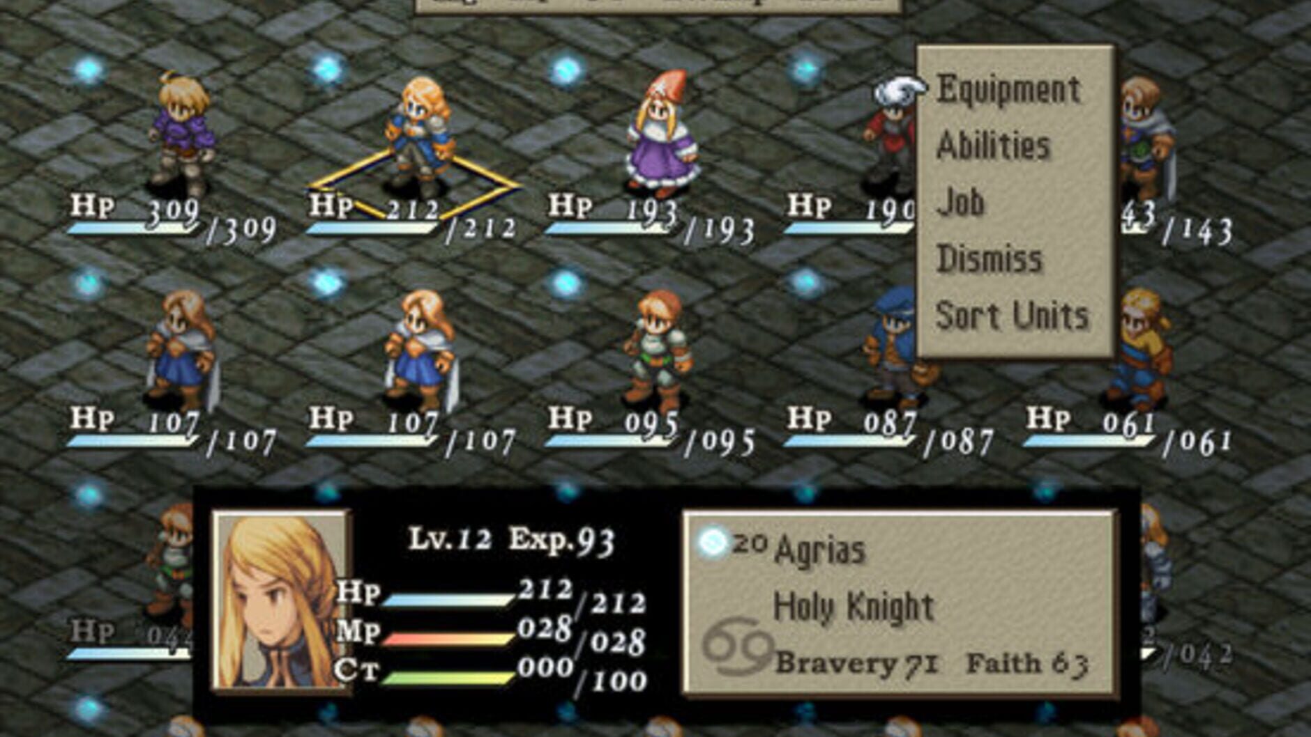 Screenshot for Final Fantasy Tactics: The War of the Lions