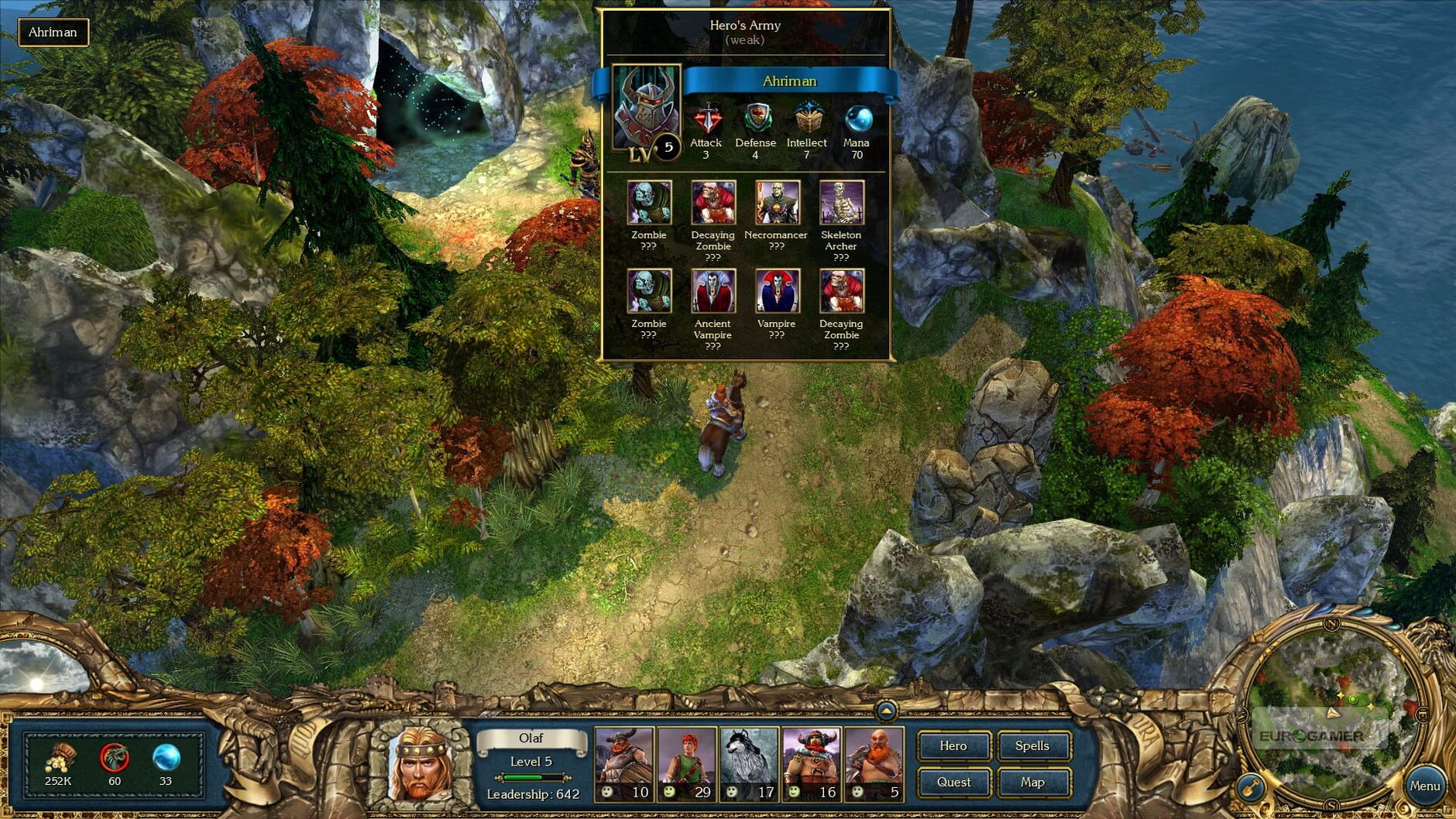 Screenshot for King's Bounty: Warriors of the North