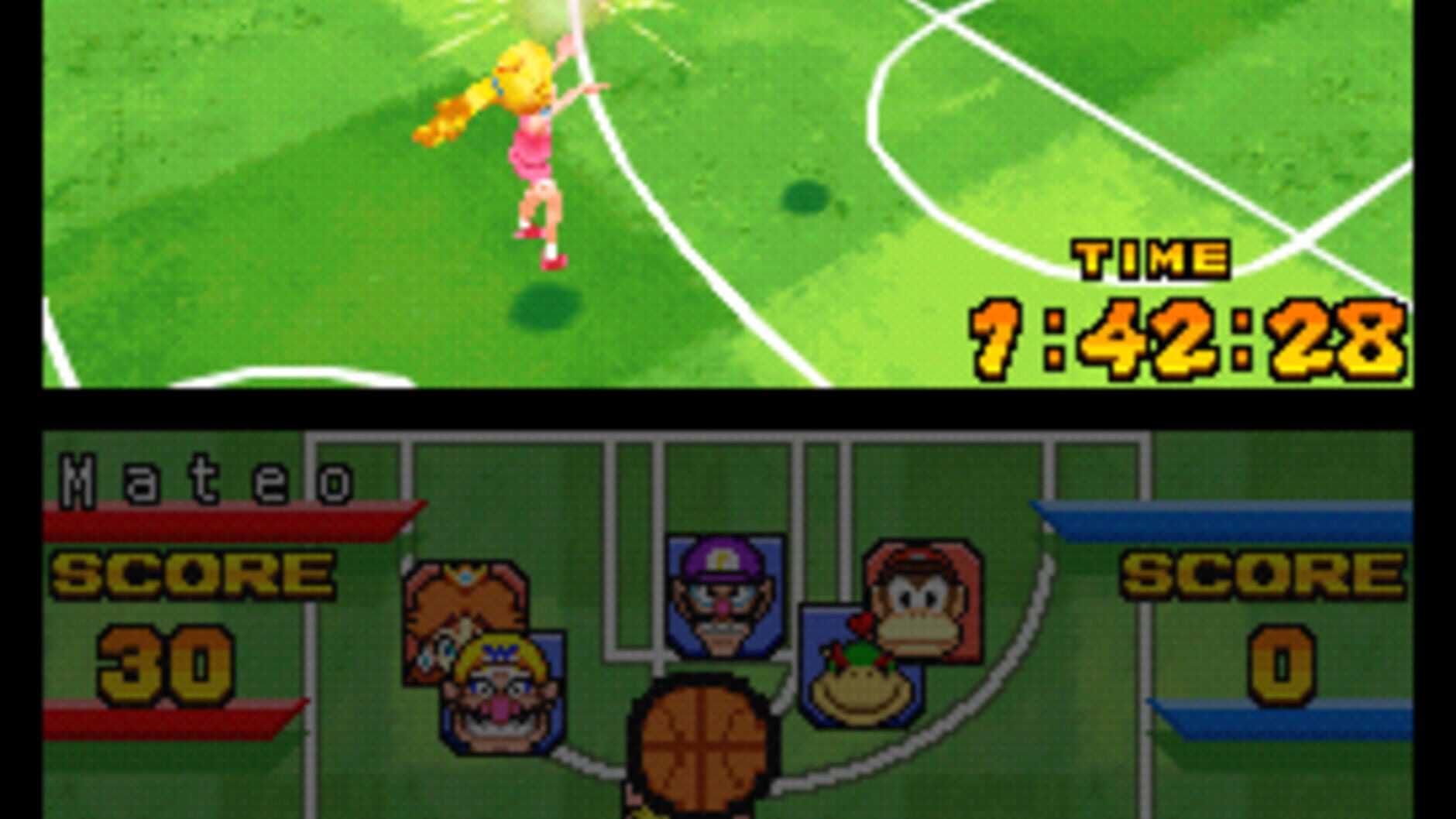 Screenshot for Mario Hoops 3-on-3