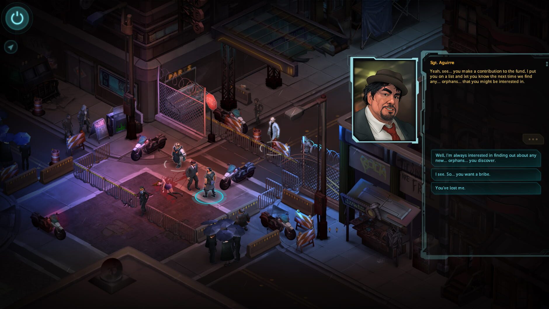 Screenshot for Shadowrun Returns
