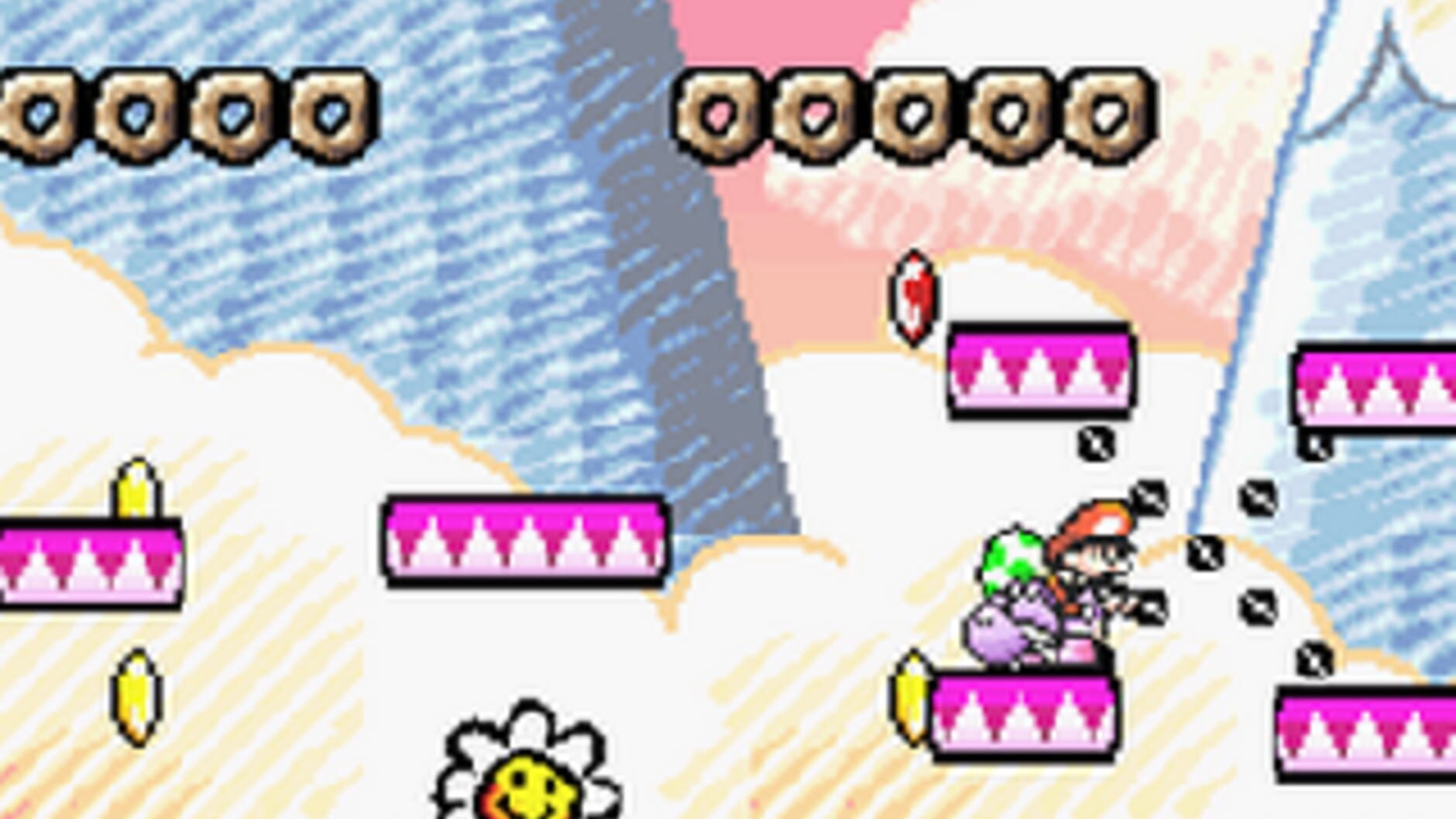 Screenshot for Yoshi's Island: Super Mario Advance 3