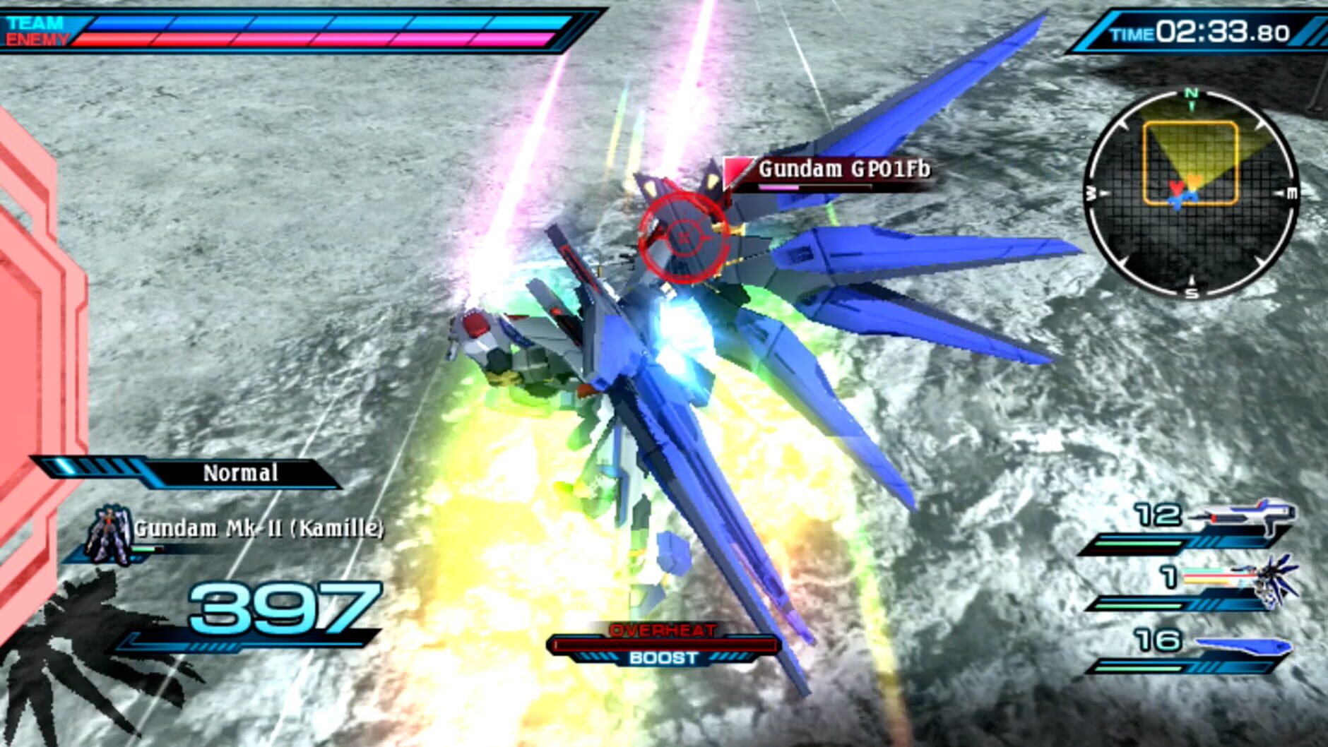 Screenshot for Mobile Suit Gundam: Extreme Vs Force