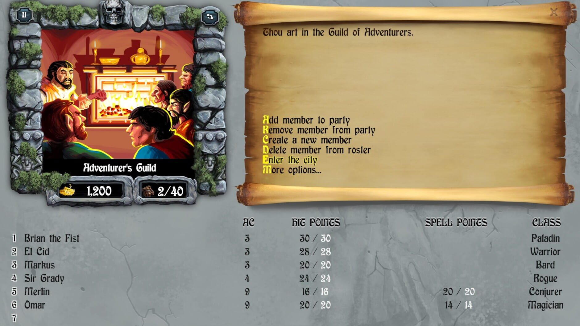 Screenshot for The Bard's Tale Trilogy