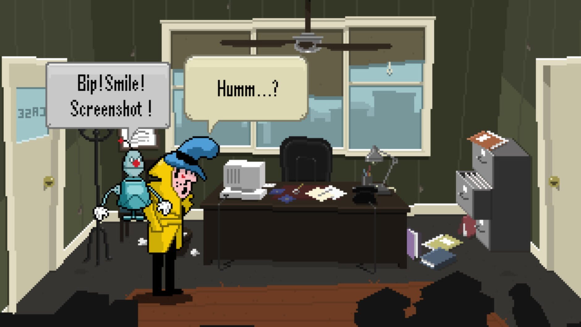 Screenshot for Detective Case and Clown Bot in: Murder in the Hotel Lisbon