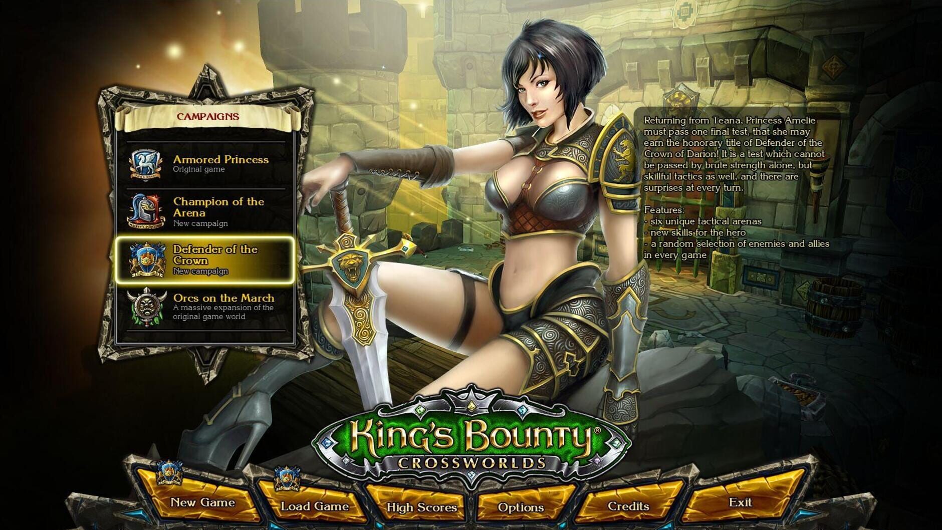 Screenshot for King's Bounty: Crossworlds