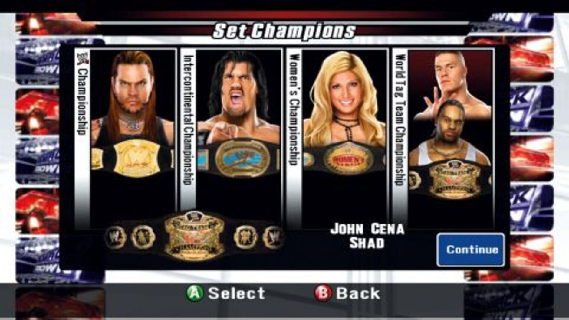 Screenshot for WWE SmackDown vs. Raw 2008