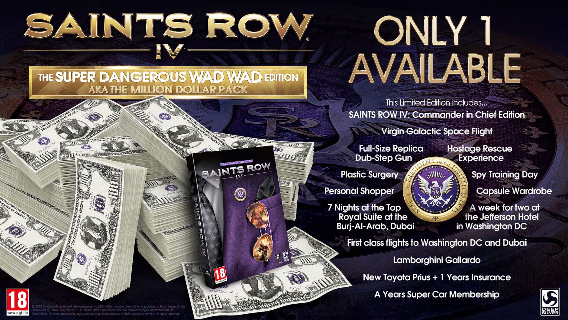 Screenshot for Saints Row IV: Super Dangerous Wad Wad Edition (aka the Million Dollar Pack)