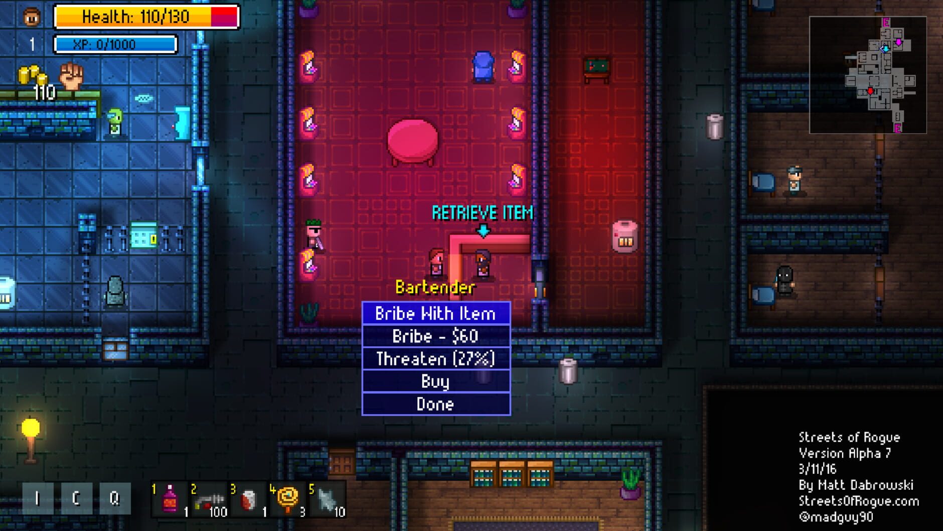 Screenshot for Streets of Rogue