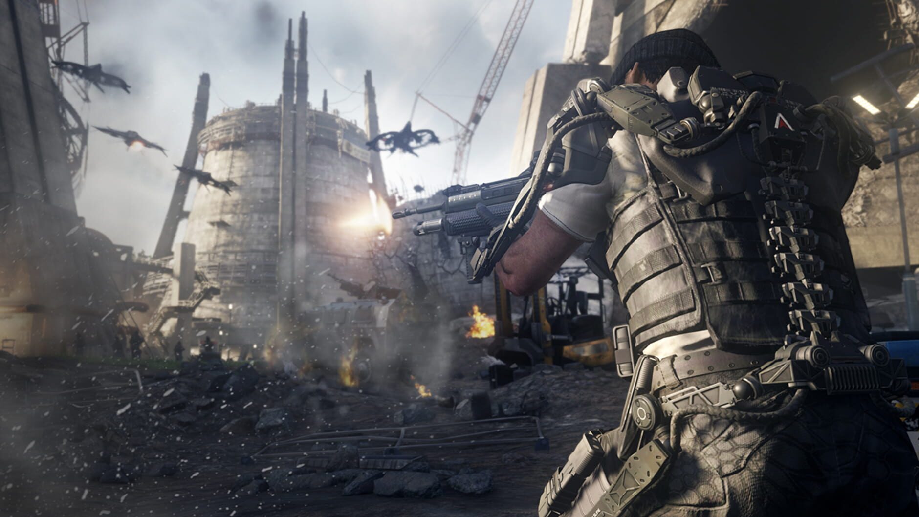 Screenshot for Call of Duty: Advanced Warfare - Atlas Gorge Multiplayer Map