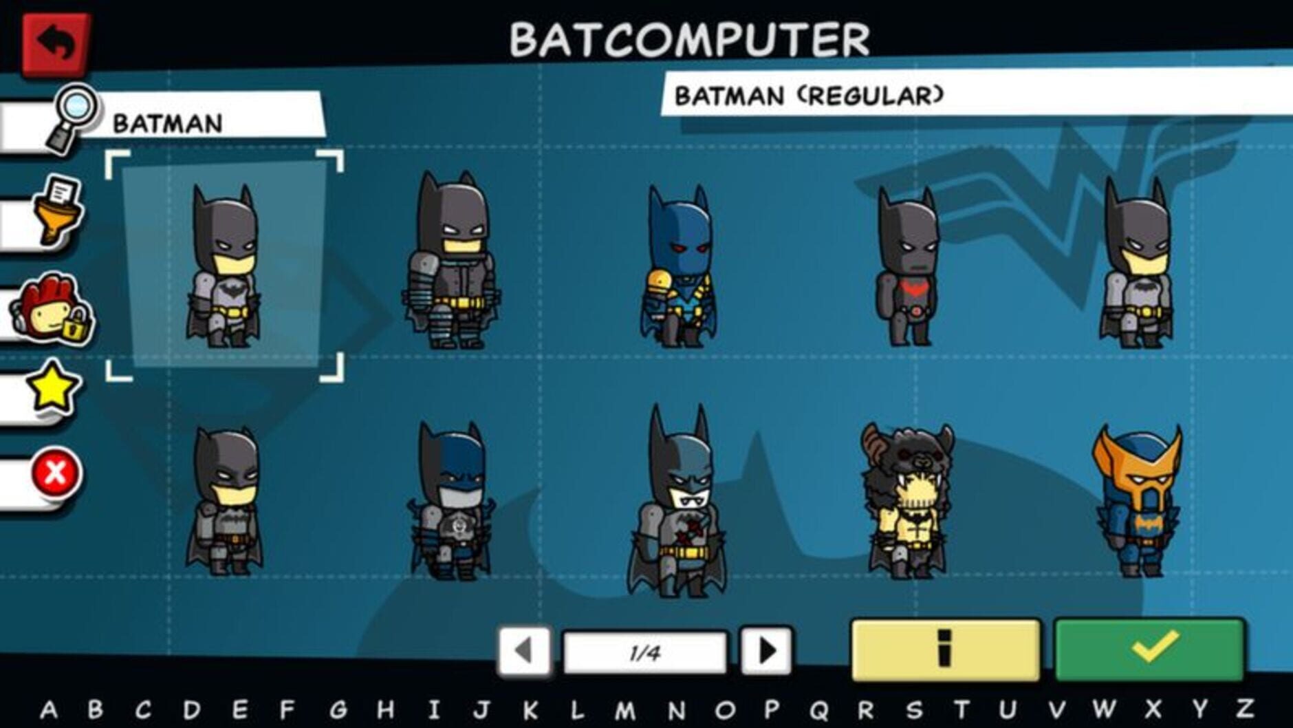 Screenshot for Scribblenauts Unmasked: A DC Comics Adventure