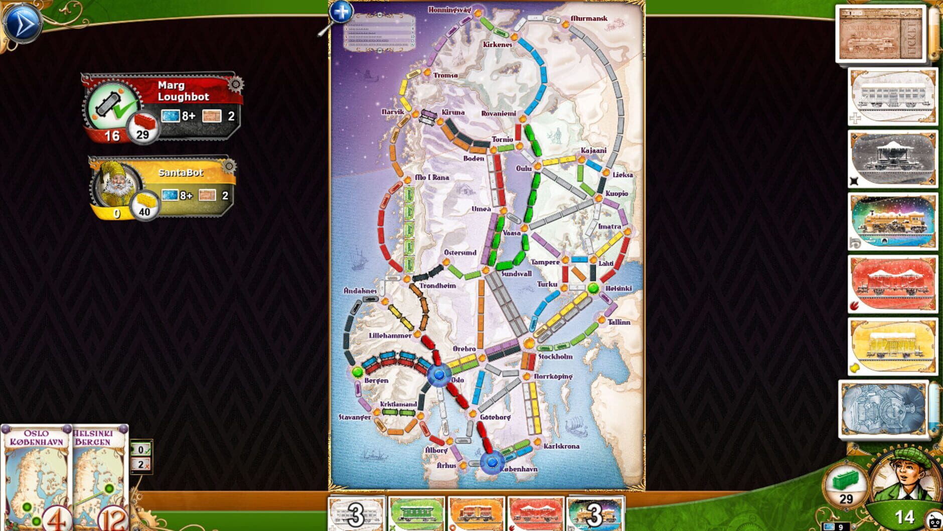 Screenshot for Ticket to Ride: Classic Edition