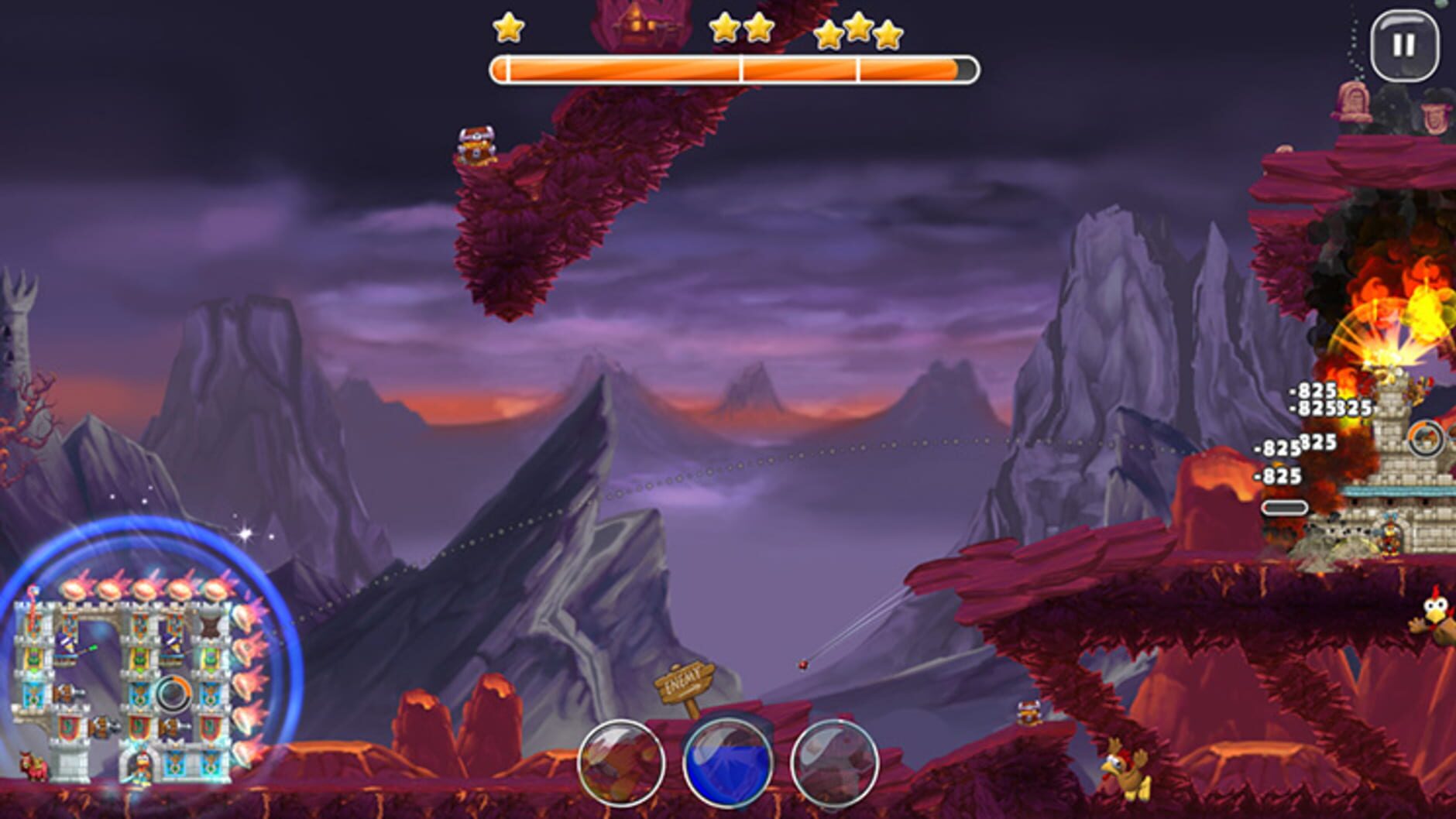 Screenshot for Moorhuhn Knights & Castles
