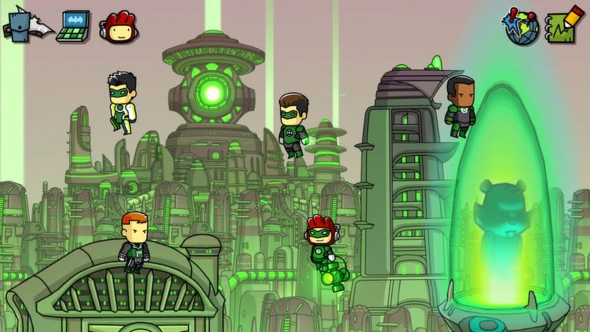 Screenshot for Scribblenauts Unmasked: A DC Comics Adventure
