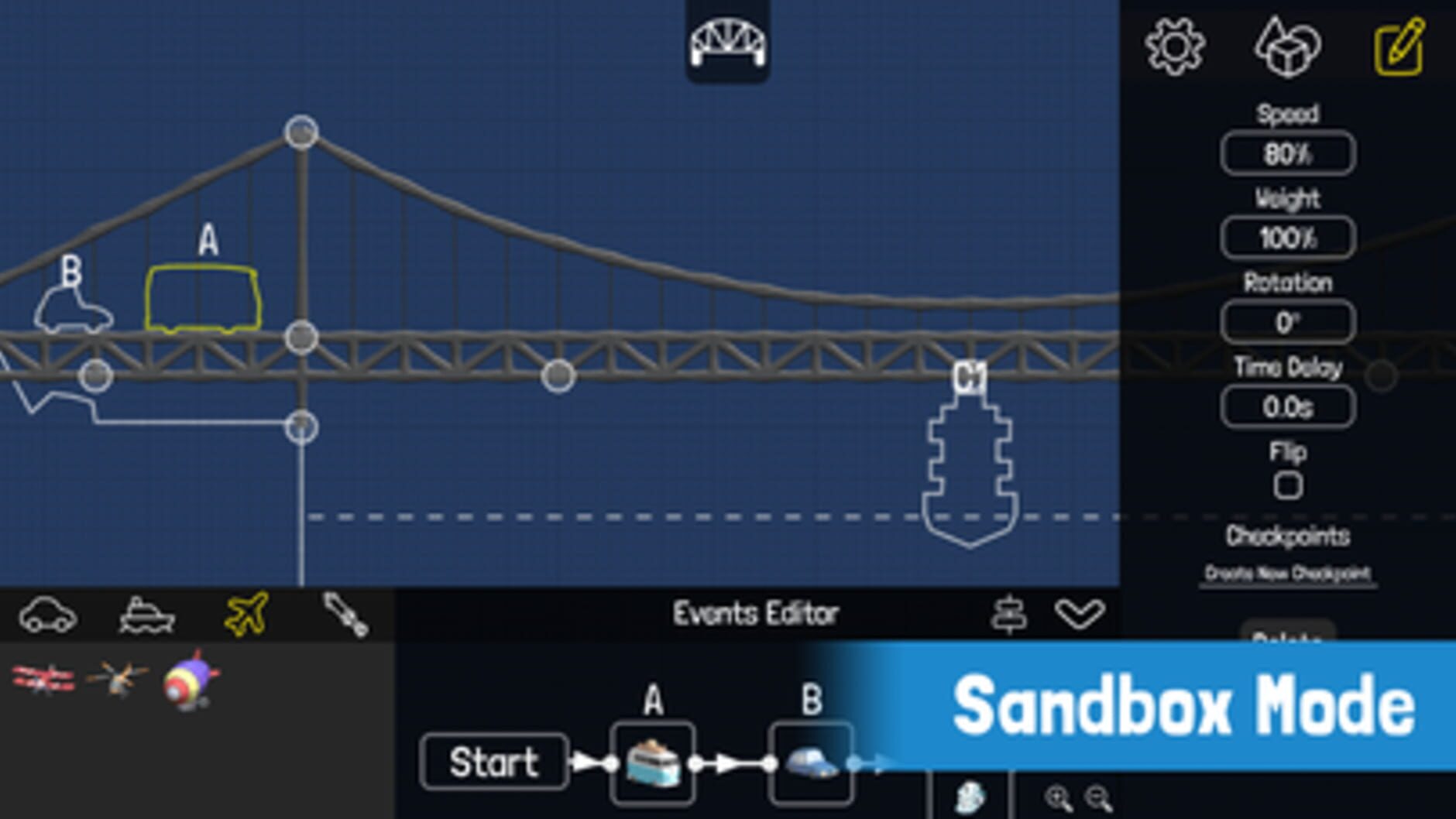 Screenshot for Poly Bridge