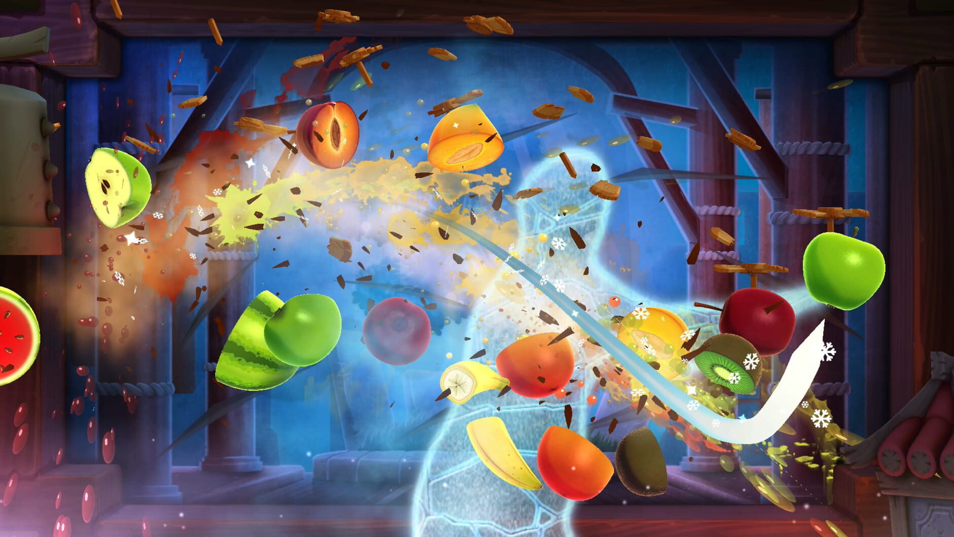 Screenshot for Fruit Ninja Kinect 2