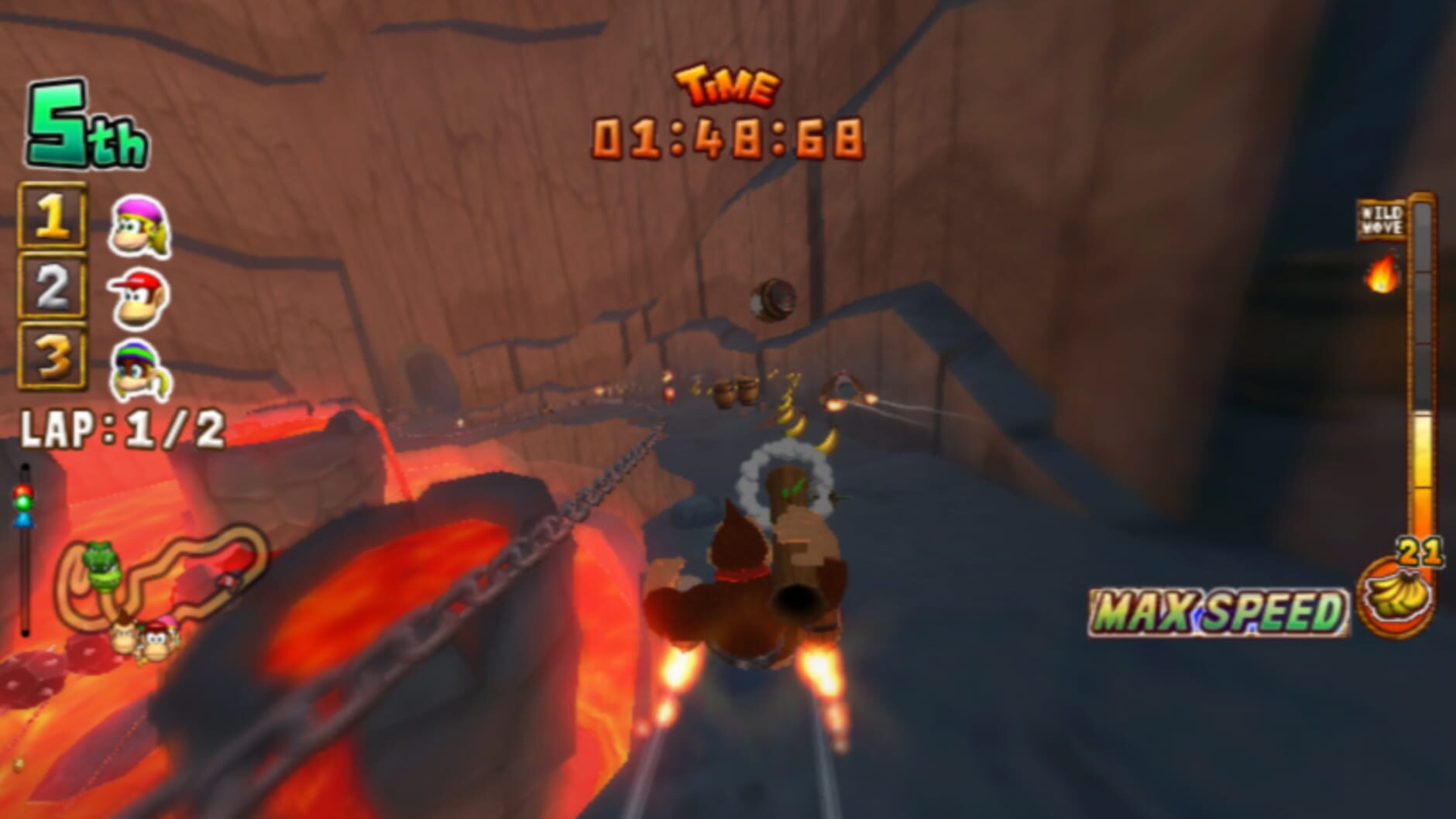 Screenshot for Donkey Kong Barrel Blast
