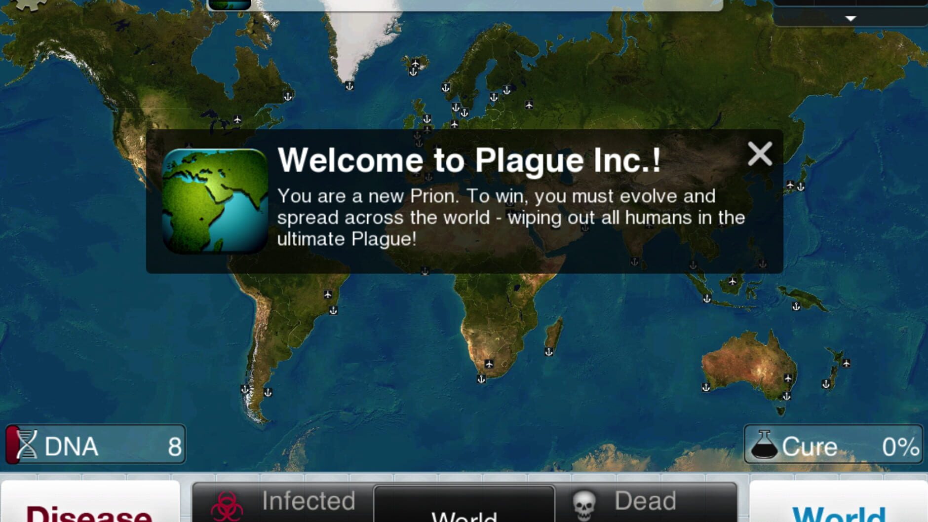 Screenshot for Plague Inc.