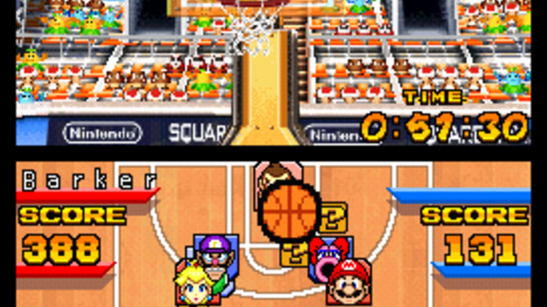 Screenshot for Mario Hoops 3-on-3
