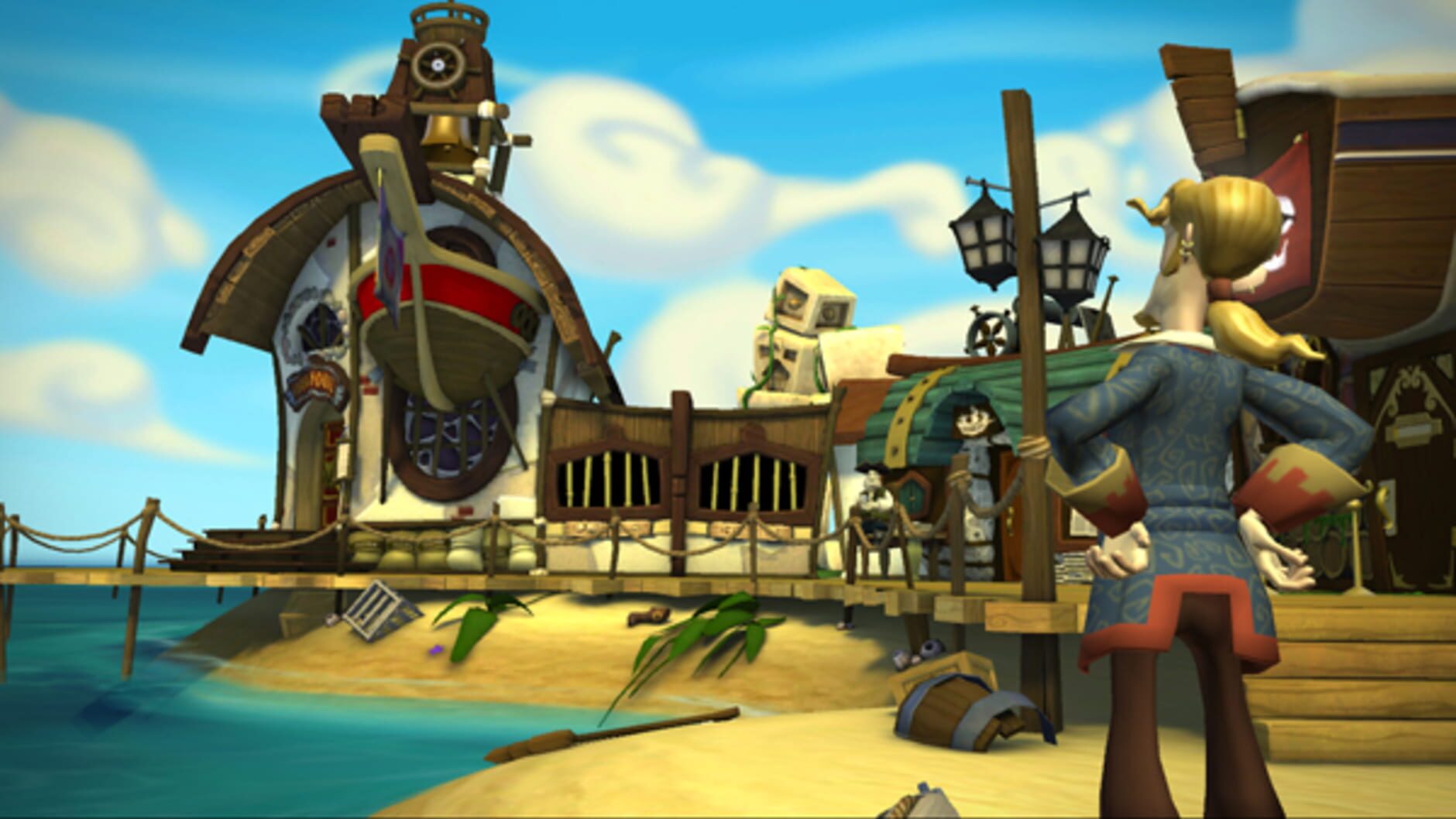 Screenshot for Tales of Monkey Island: Chapter 1 - Launch of the Screaming Narwhal