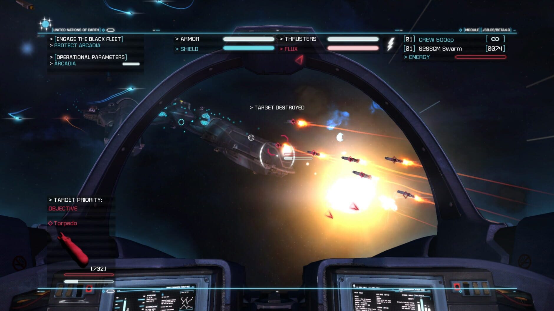 Screenshot for Strike Suit Zero: Director's Cut