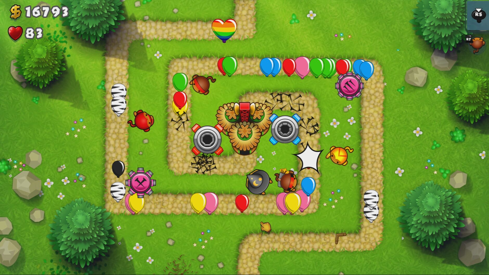 Screenshot for Bloons TD 5