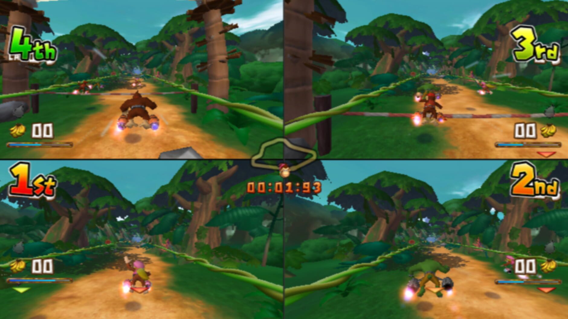Screenshot for Donkey Kong Barrel Blast
