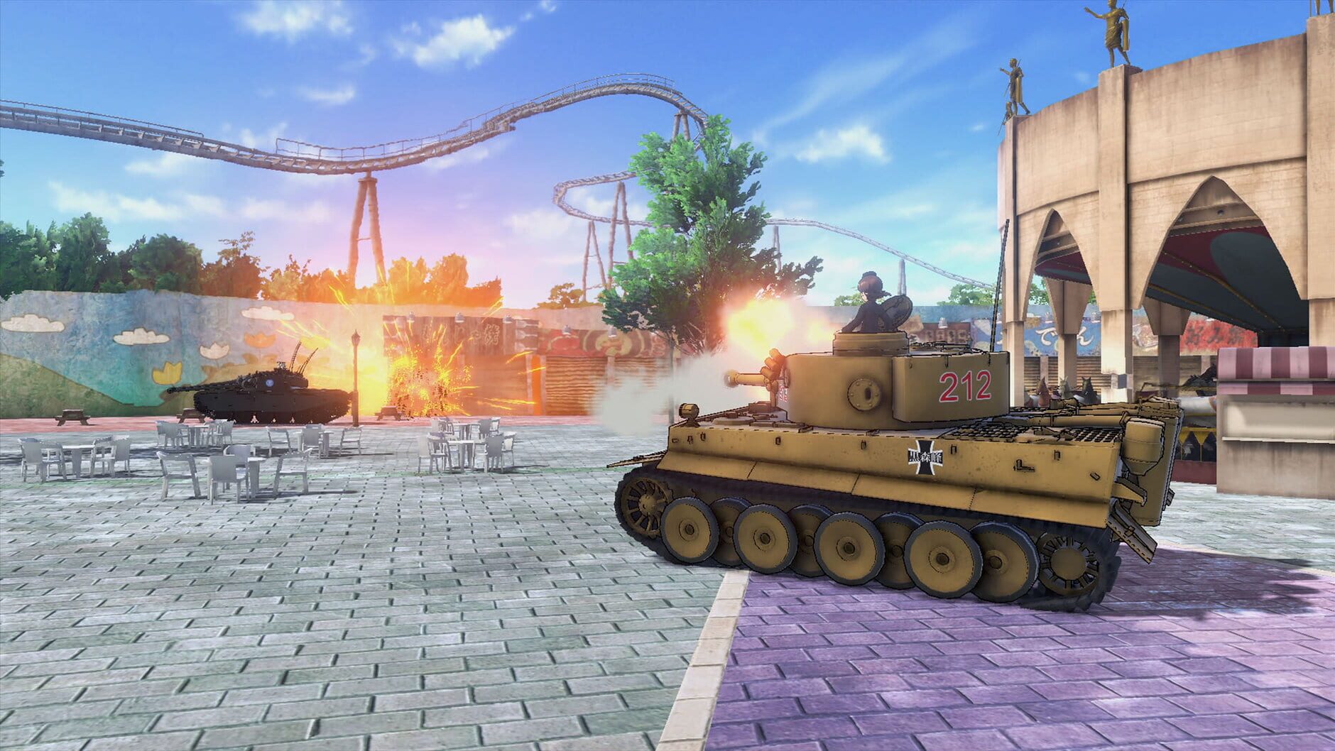 Screenshot for Girls und Panzer: Dream Tank Match