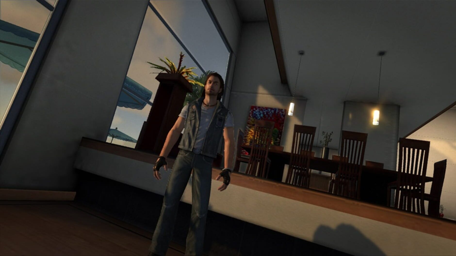 A screenshot backdrop taken from the game: .