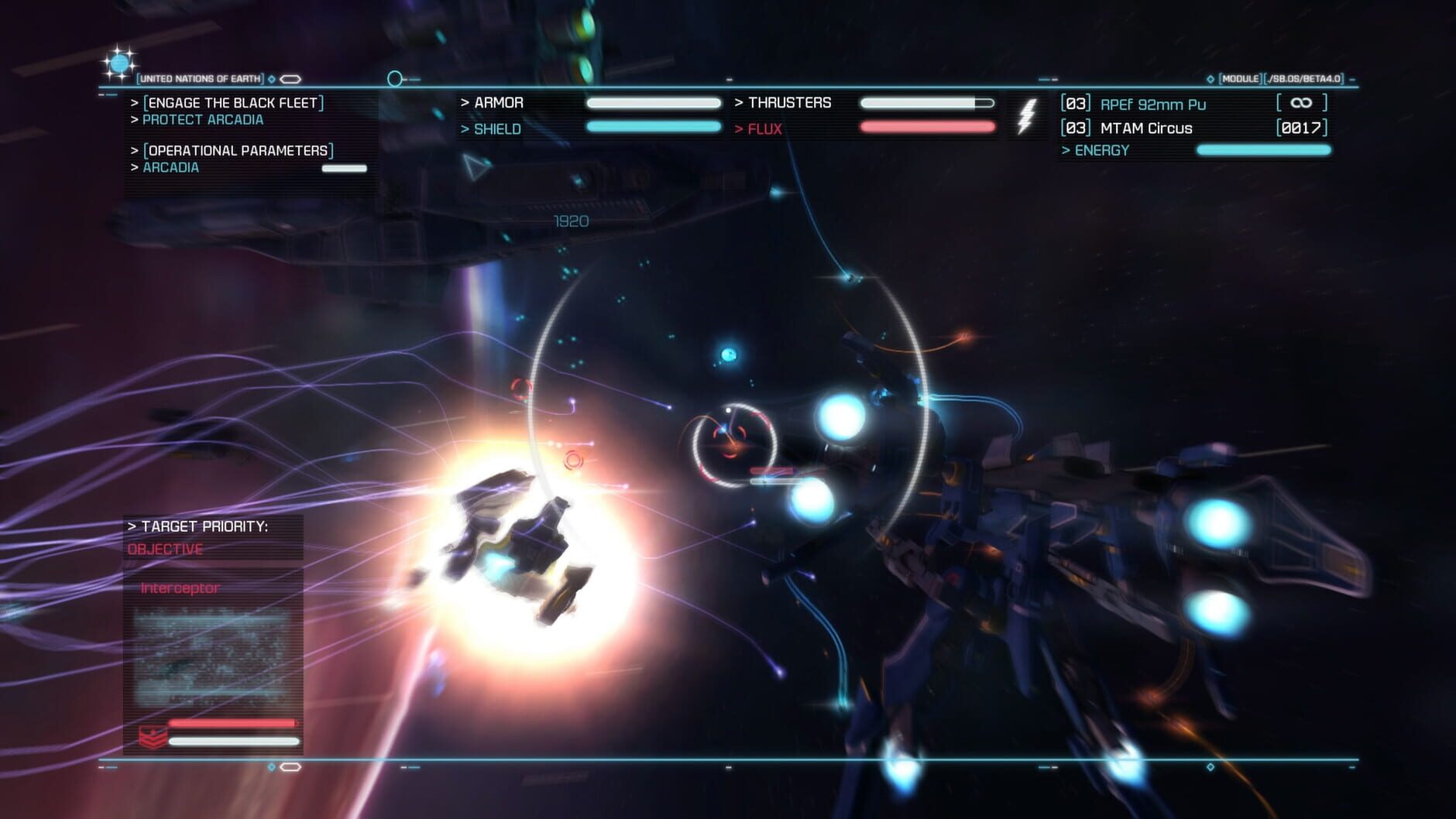 Screenshot for Strike Suit Zero: Director's Cut