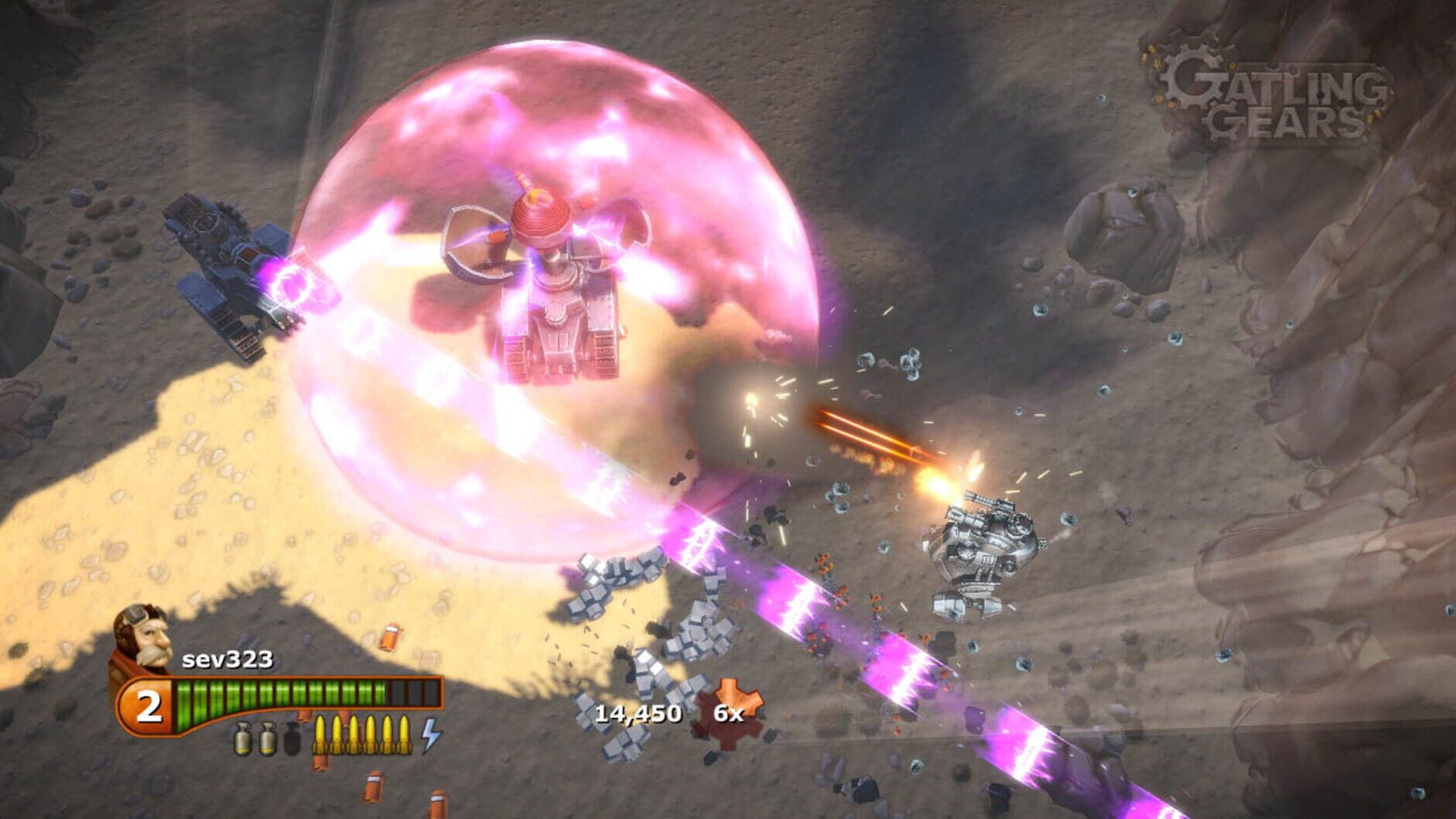Screenshot for Gatling Gears