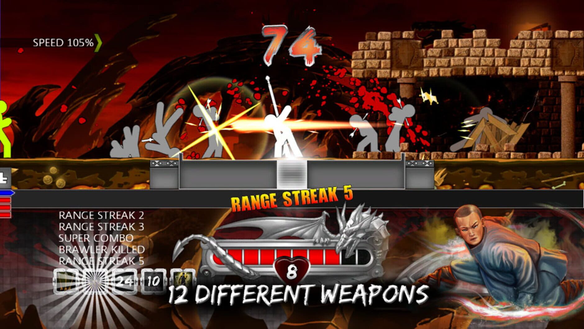 Screenshot for One Finger Death Punch