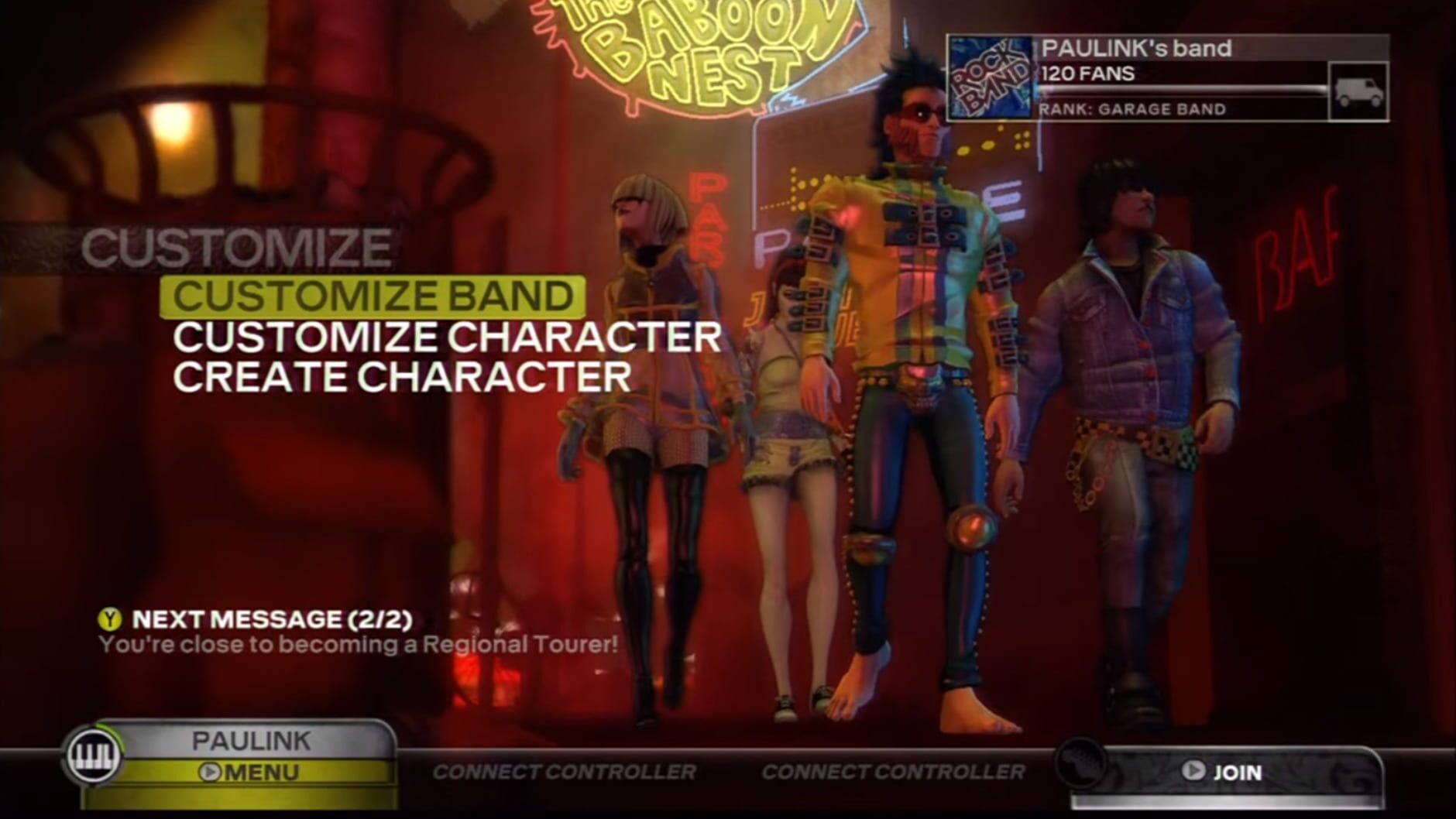 Screenshot for Rock Band 3