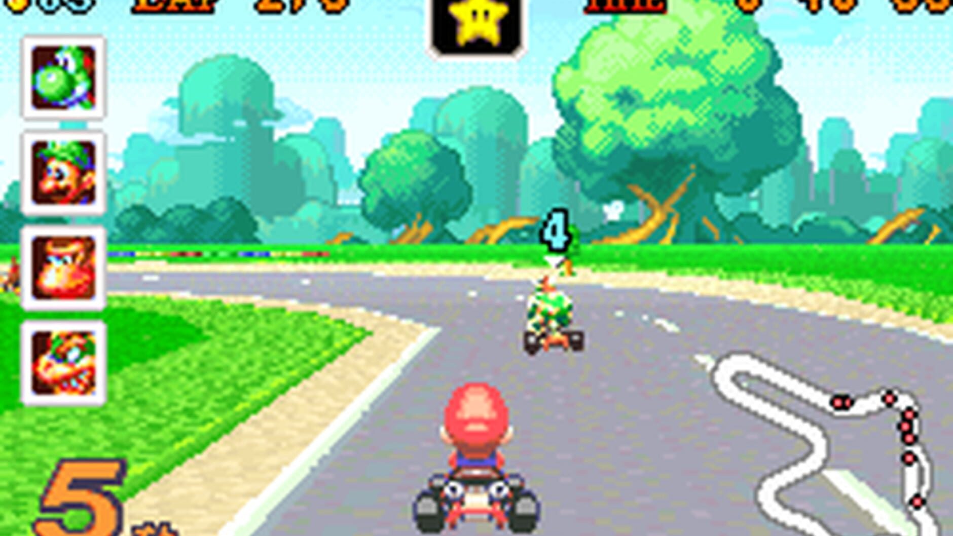 Screenshot for Mario Kart: Super Circuit