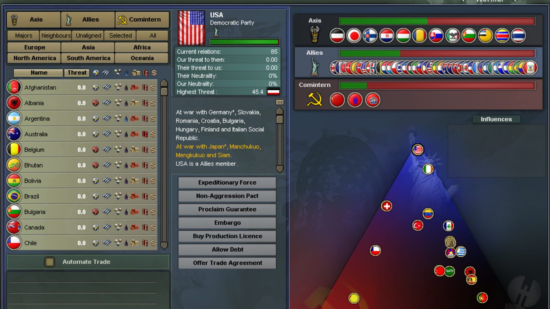 Screenshot for Hearts of Iron III