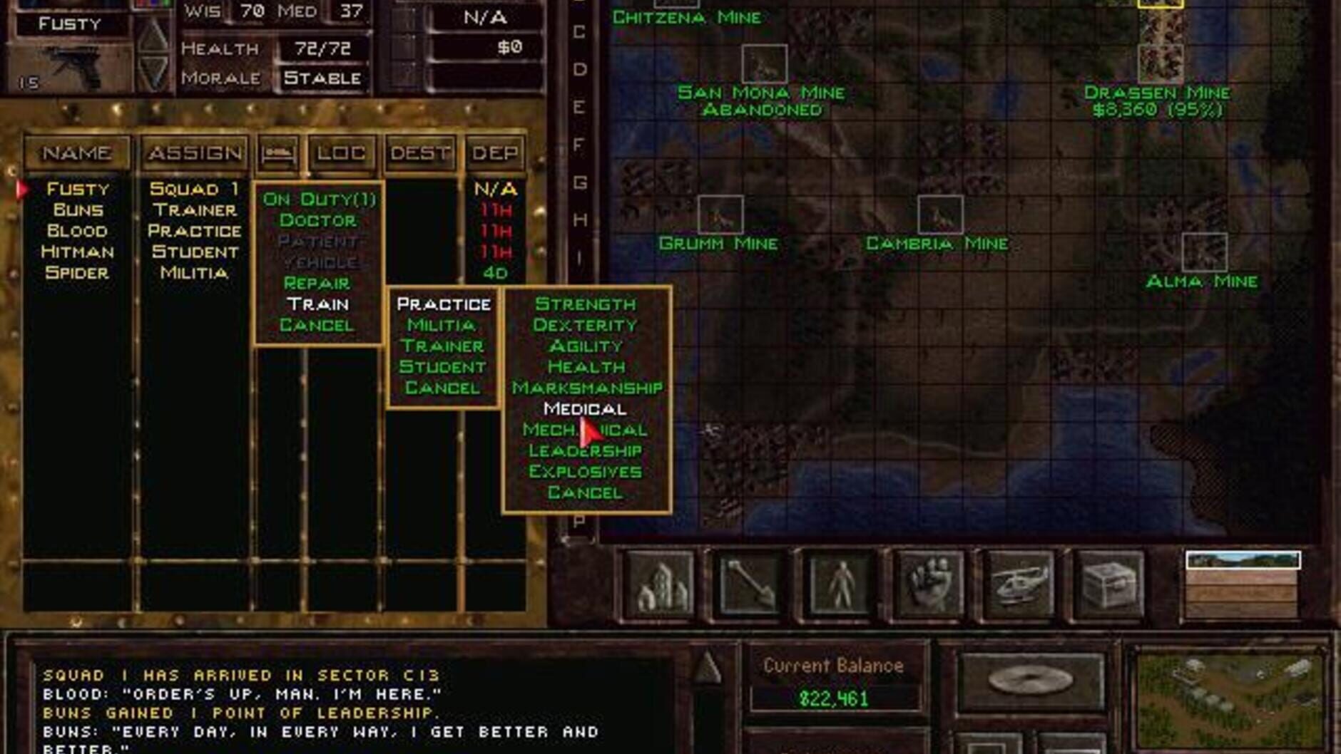 Screenshot for Jagged Alliance 2