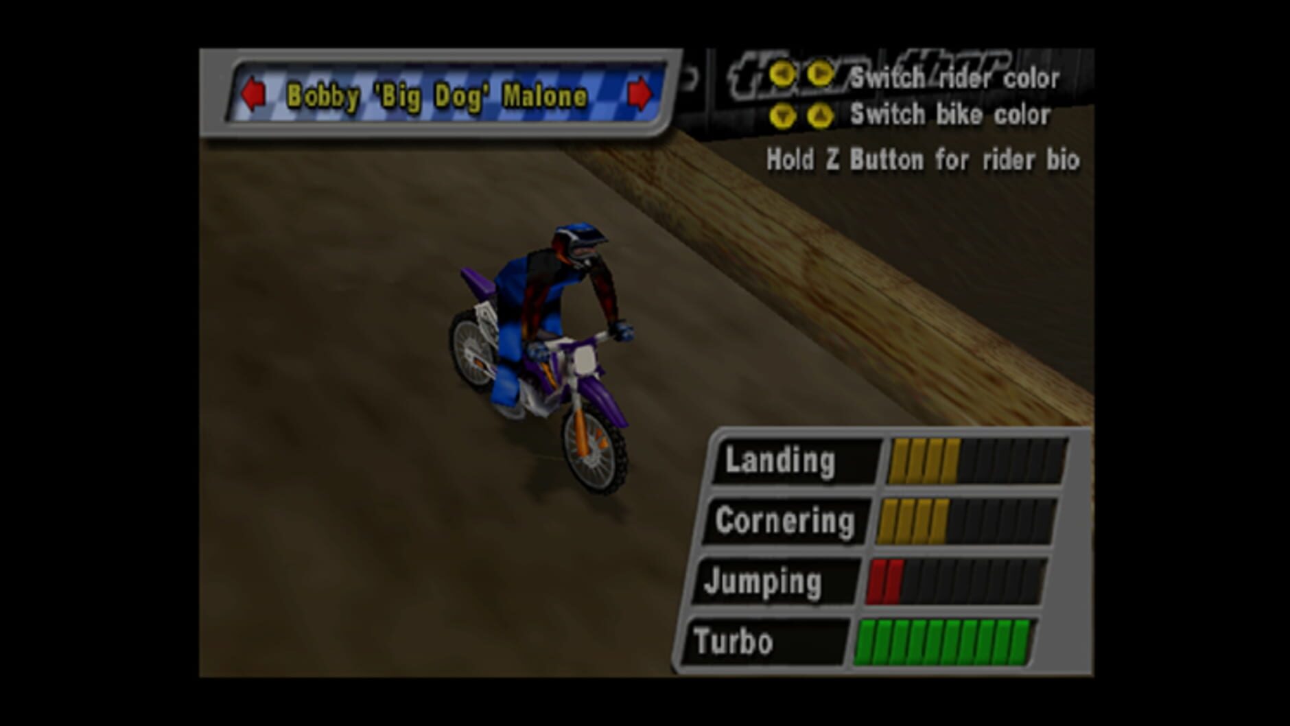Screenshot for Excitebike 64