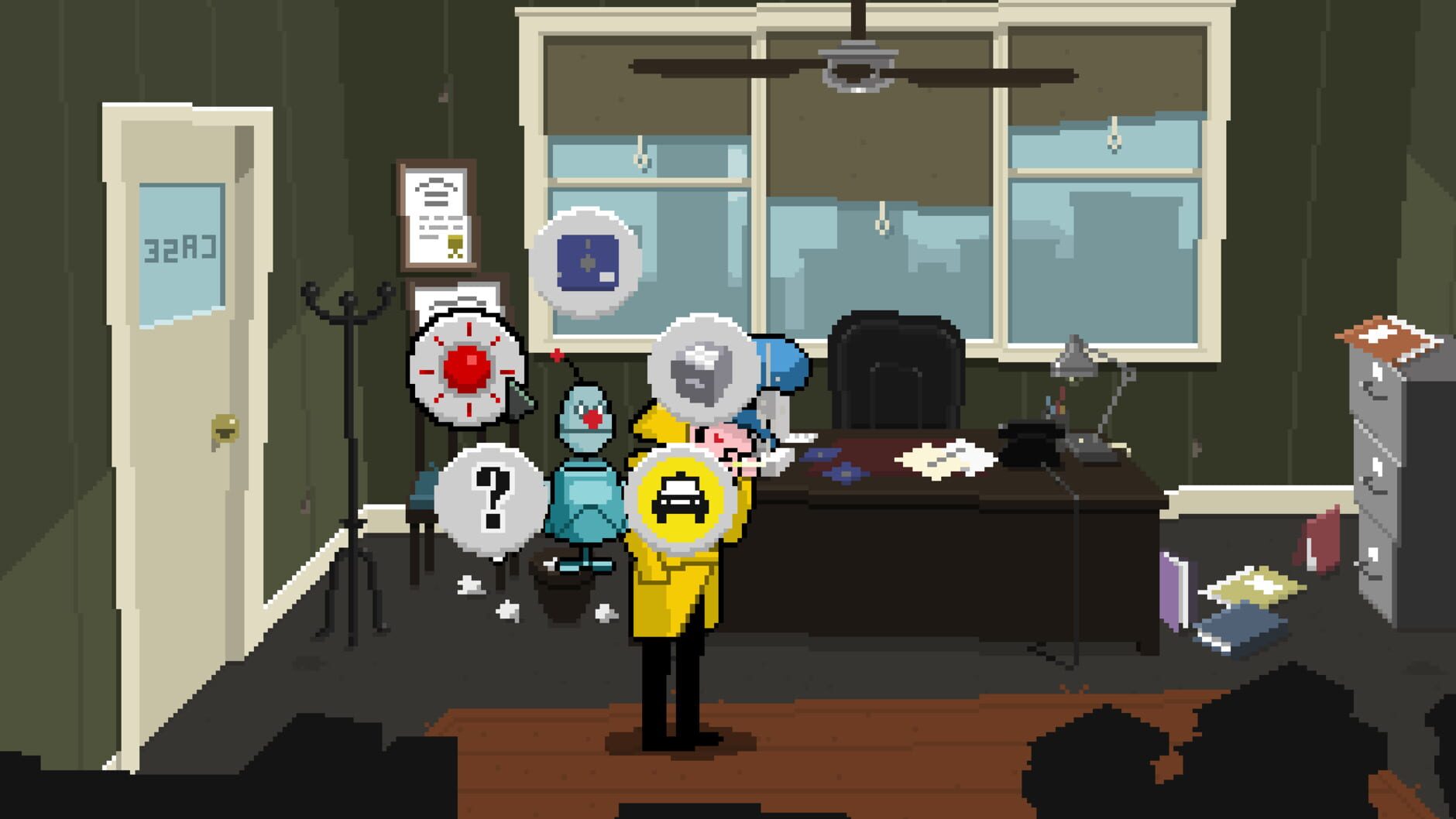 Screenshot for Detective Case and Clown Bot in: Murder in the Hotel Lisbon