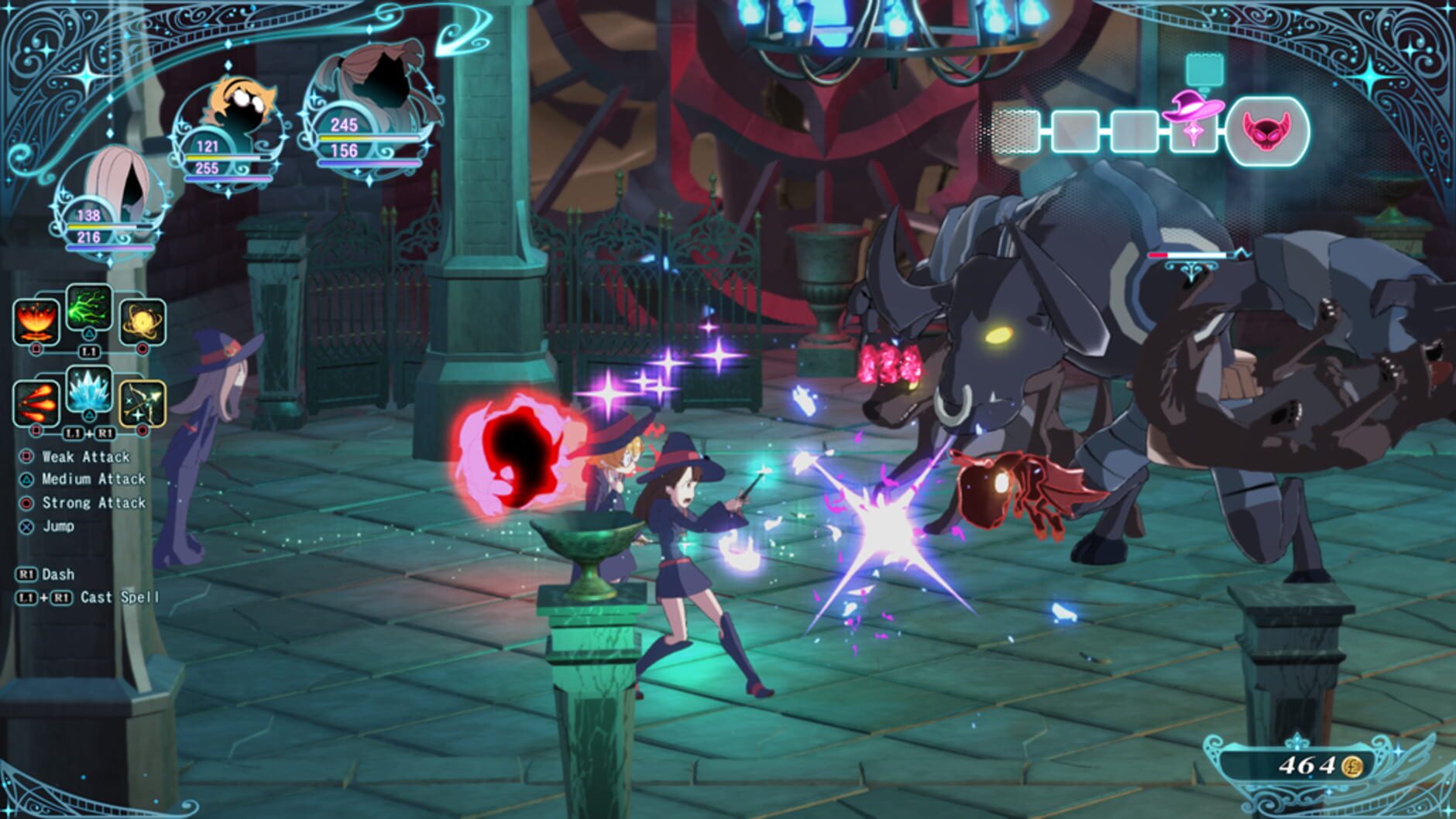 Screenshot for Little Witch Academia: Chamber of Time