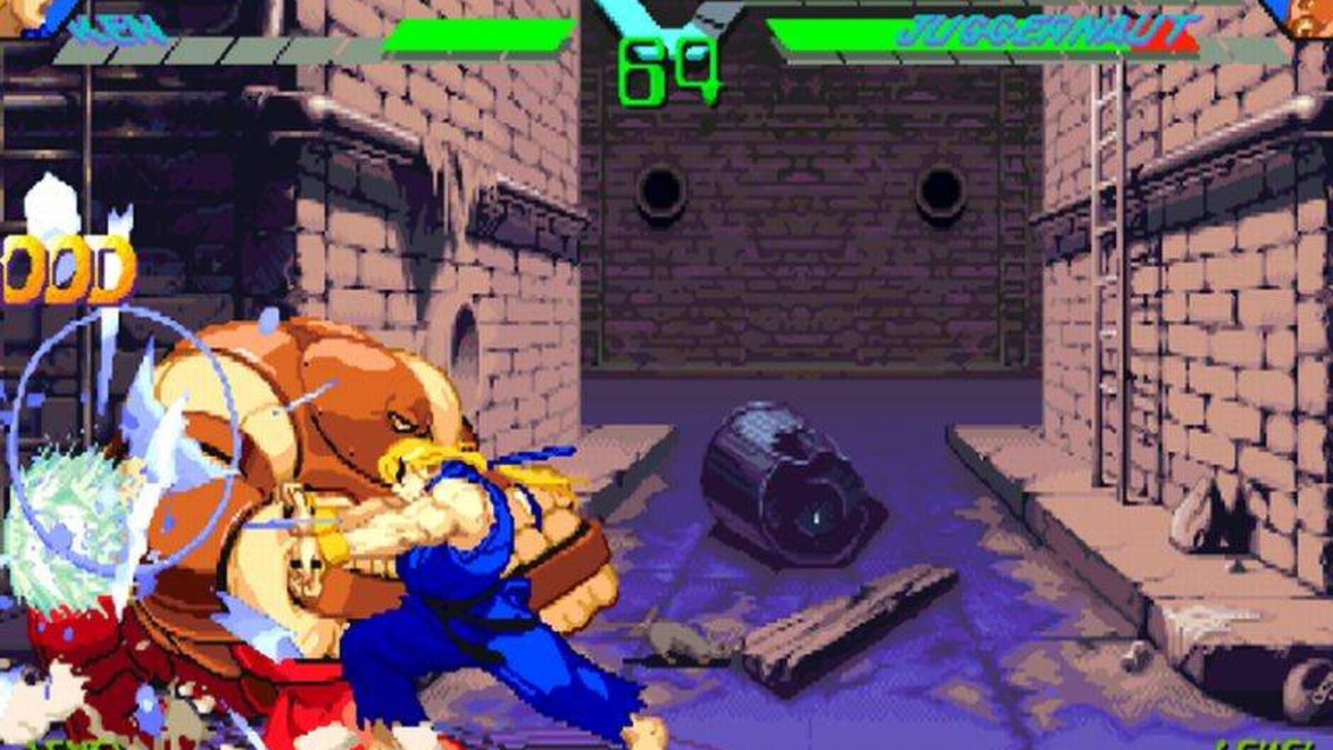 Screenshot for X-Men vs. Street Fighter