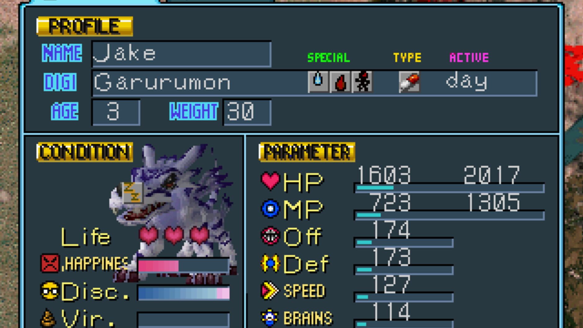Screenshot for Digimon World