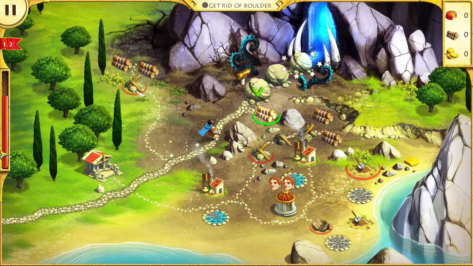 Screenshot for 12 Labours of Hercules II: The Cretan Bull