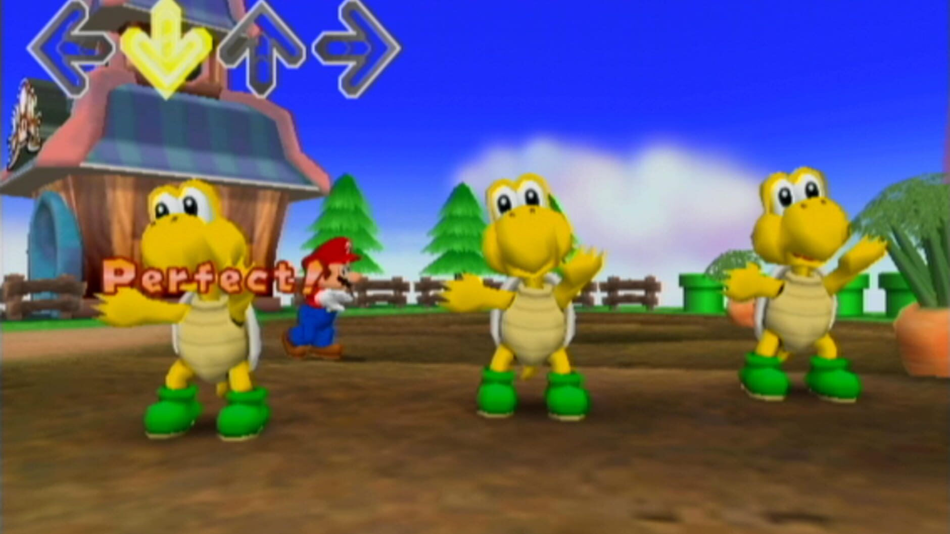 Screenshot for Dance Dance Revolution Mario Mix