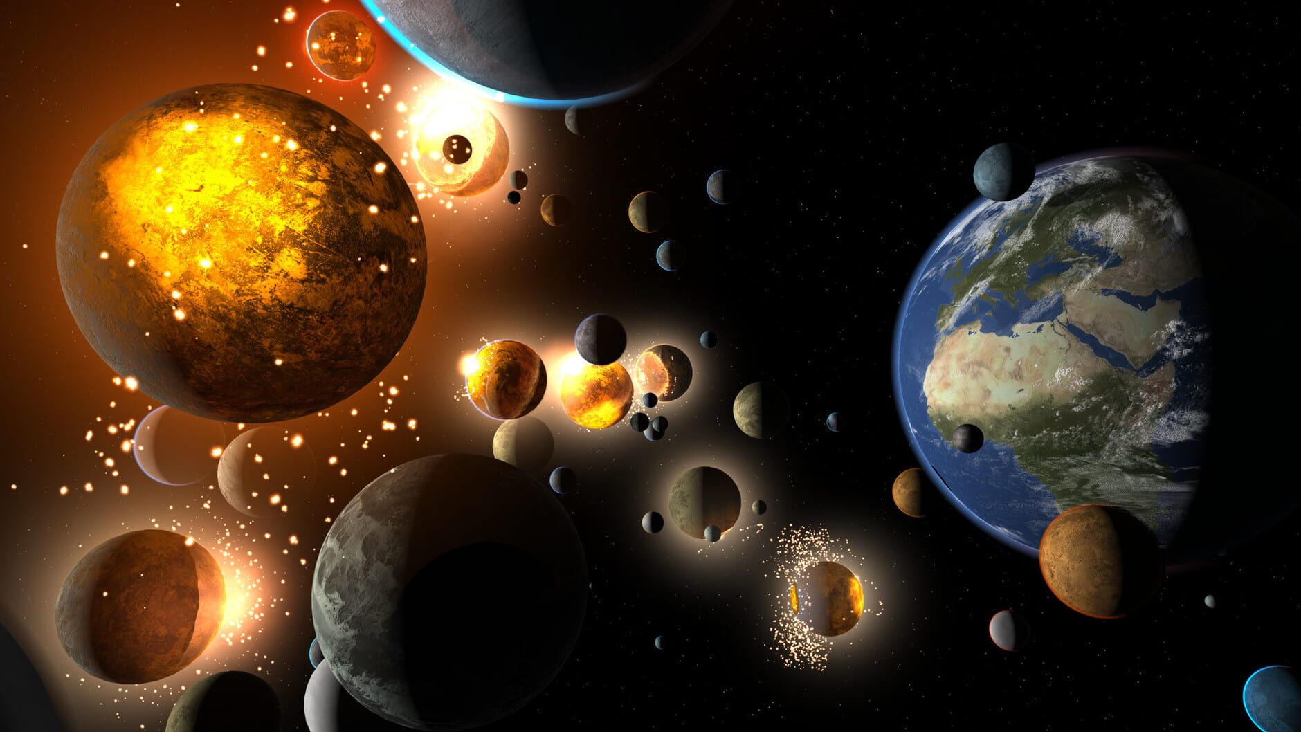 Screenshot for Universe Sandbox