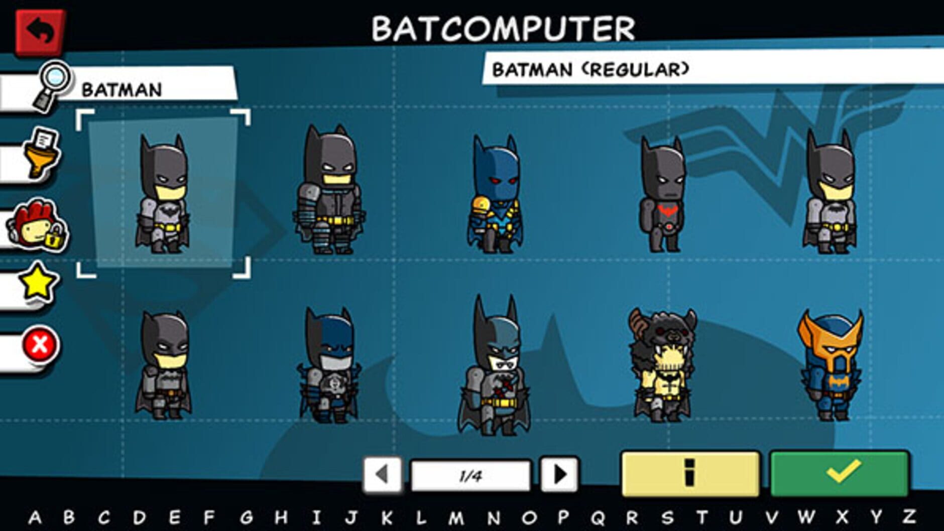 Screenshot for Scribblenauts Unmasked: A DC Comics Adventure