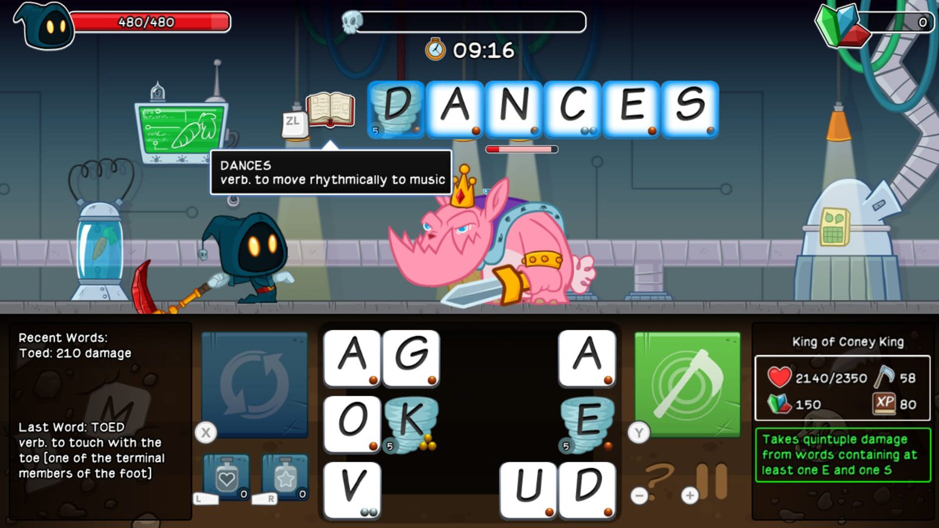 Screenshot for Letter Quest Remastered: Grimm's Journey
