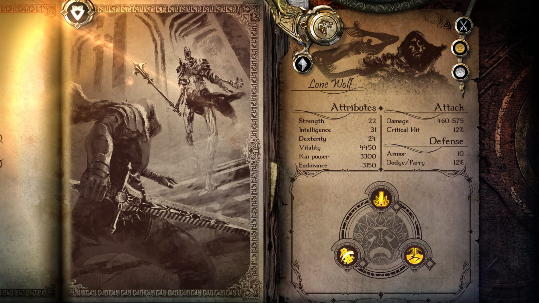 Screenshot for Joe Dever's Lone Wolf: Console Edition
