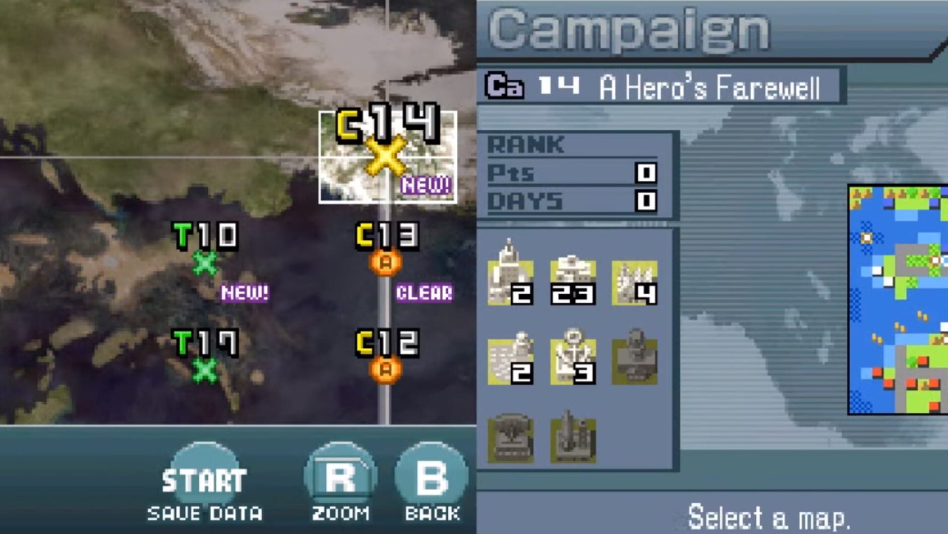 Screenshot for Advance Wars: Days of Ruin
