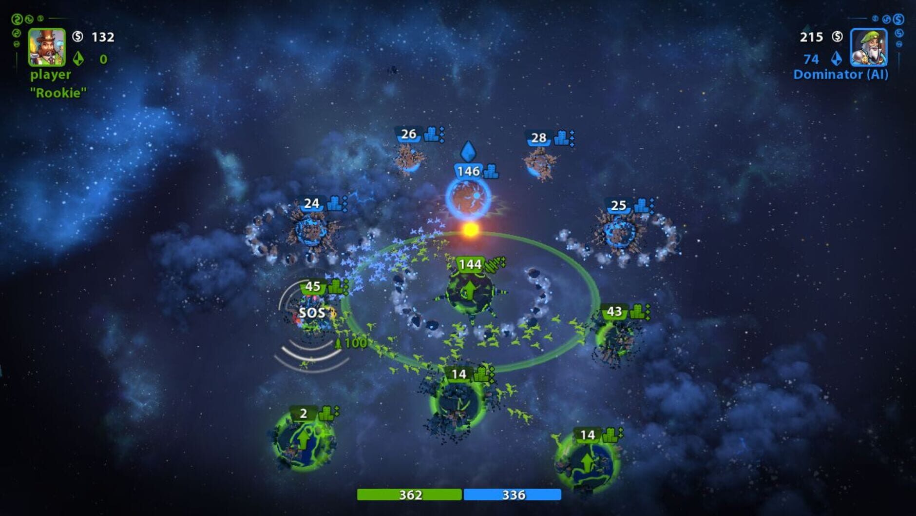 Screenshot for Planets Under Attack